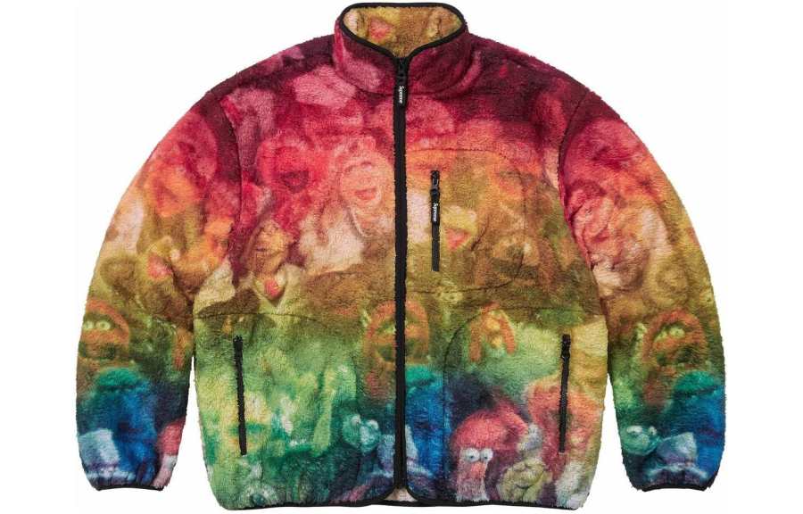 Supreme Supreme SS24 WEEK6 MUPPETS FLEECE JACKET Velvet feel Coat Unisex Multicolor
