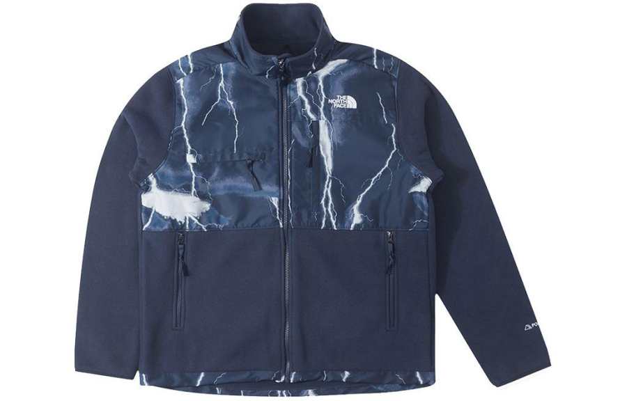 THE NORTH FACE The North Face Denali lightning-print jacket