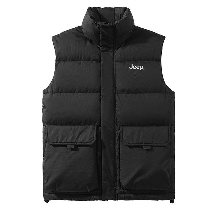 Jeep Jeep Down Vests Unisex Stand Collar Moderate Workwear