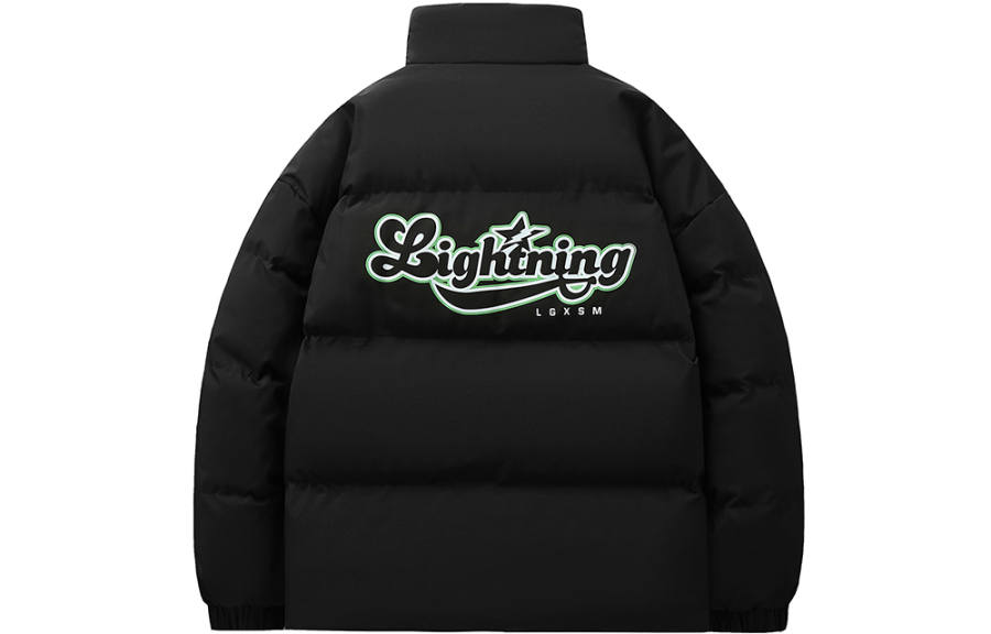 Lightning X Storm Retro Preppy Unisex Quilted Jacket