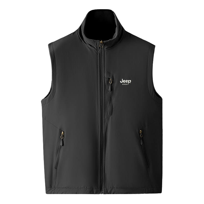 JEEP SPIRIT Vests Unisex V Neck Moderate Other