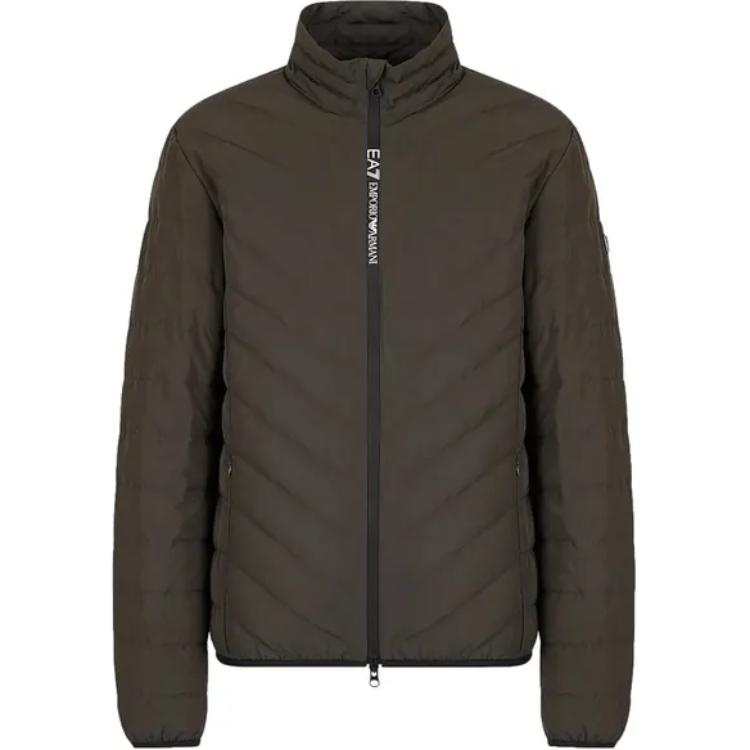 EMPORIO ARMANI EA7 Down Jacket Men's Brown