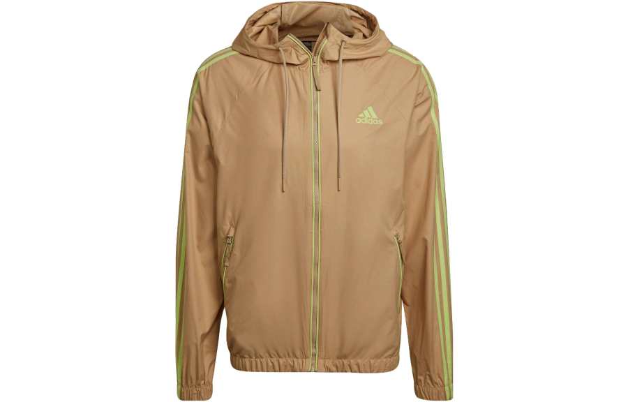 Adidas Adidas Jackets Men's Khaki Hooded Moderate Other