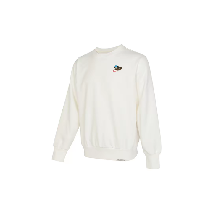 Nike Nike Sweatshirts Men's White Crew Neck Moderate Regular