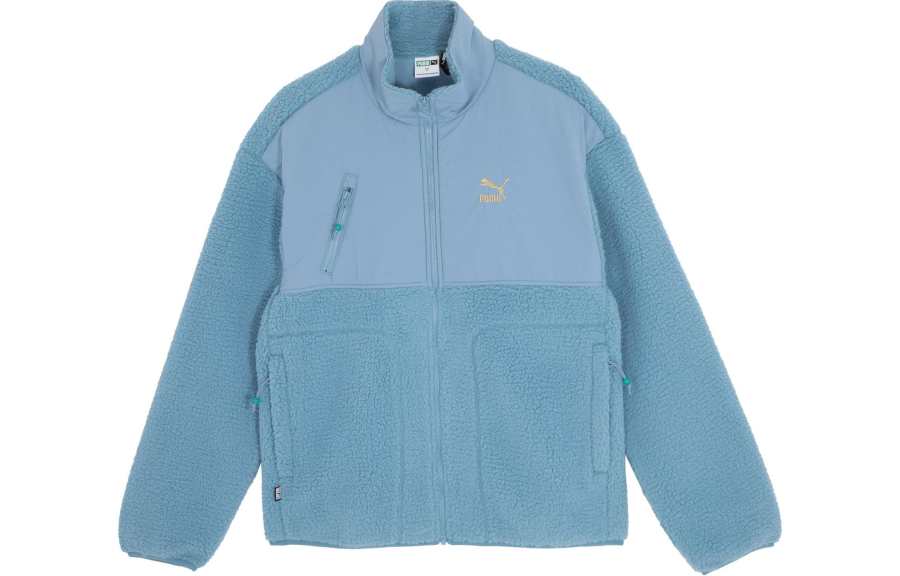 PUMA CNY Velvet feel Coat Unisex Light Blue