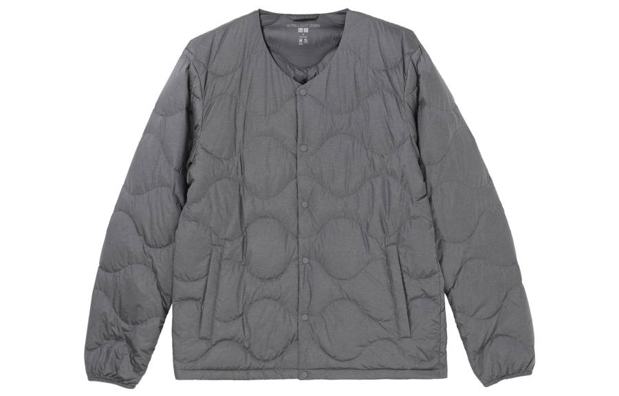 UNIQLO Down Jacket Men's Mist Gray