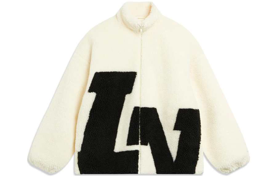 Li-Ning Li Ning Sports Fashion Collection Puffer Jacket Unisex Papyrus White