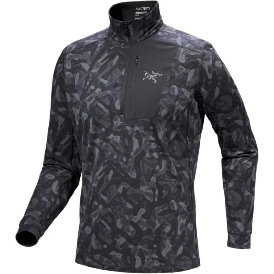 Arcteryx Arc'teryx RHO FW24 LT Zip Neck Print Men's Jacket Men's Black
