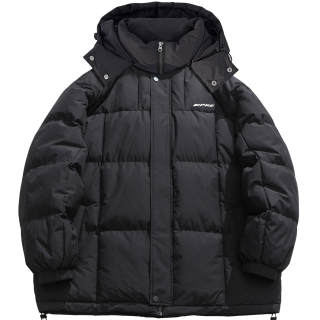 PRESSURE Puffer Jackets Unisex Hooded Moderate