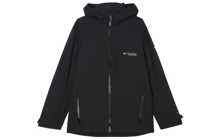 Columbia TITANIUM Hiking Waterproof, Windproof, Abrasion Resistant, Lightweight Windbreaker Jacket Men's Black