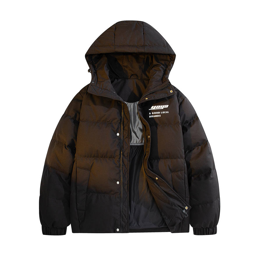 YAYA Down Jackets Unisex Hooded Thickened Puffer Jacket