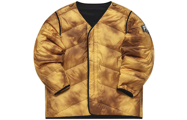 FILA FUSION Down Jacket Unisex Citrus Orange Yellow