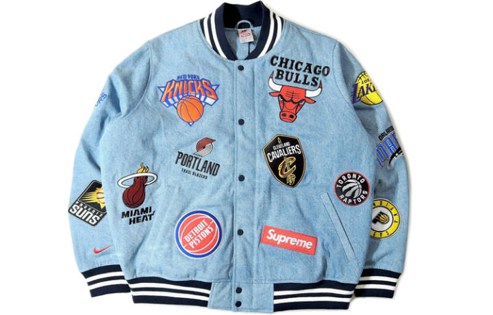 Supreme Supreme X Nike X Nba Teams Warm Up Jacket