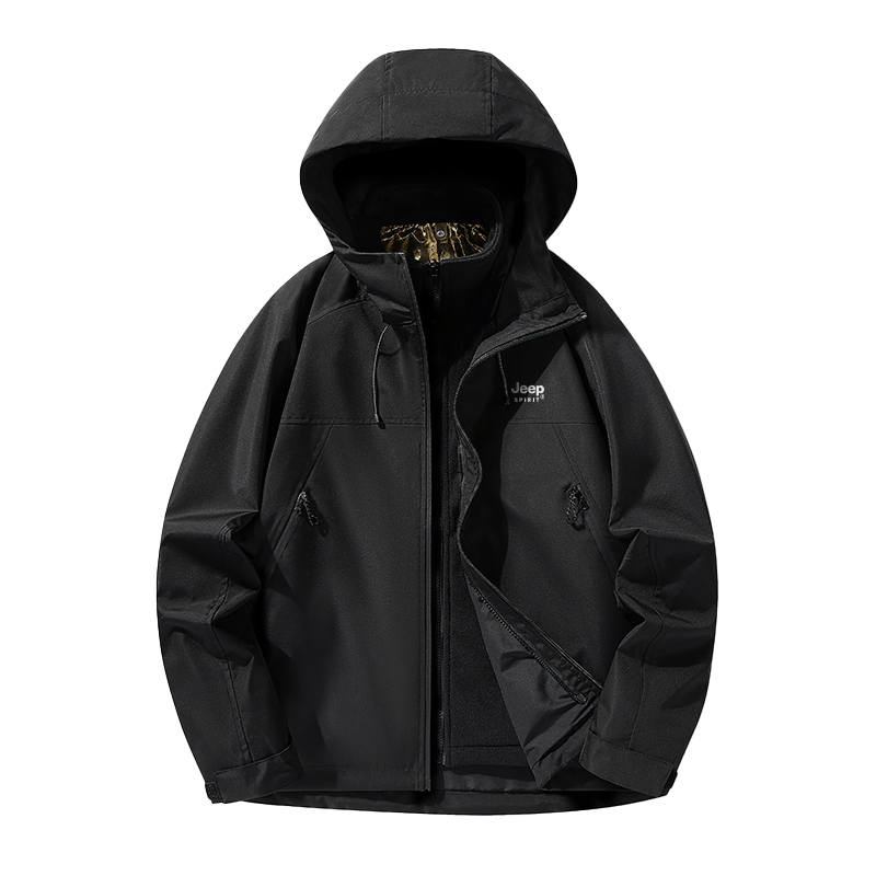 JEEP SPIRIT Thermal, Abrasion Resistant, Waterproof, Windproof Windbreaker Jacket Unisex