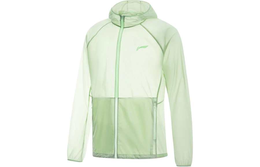 Li-Ning Li Ning Running Collection Breathable Sun Protection Clothing Men's Bamboo Green