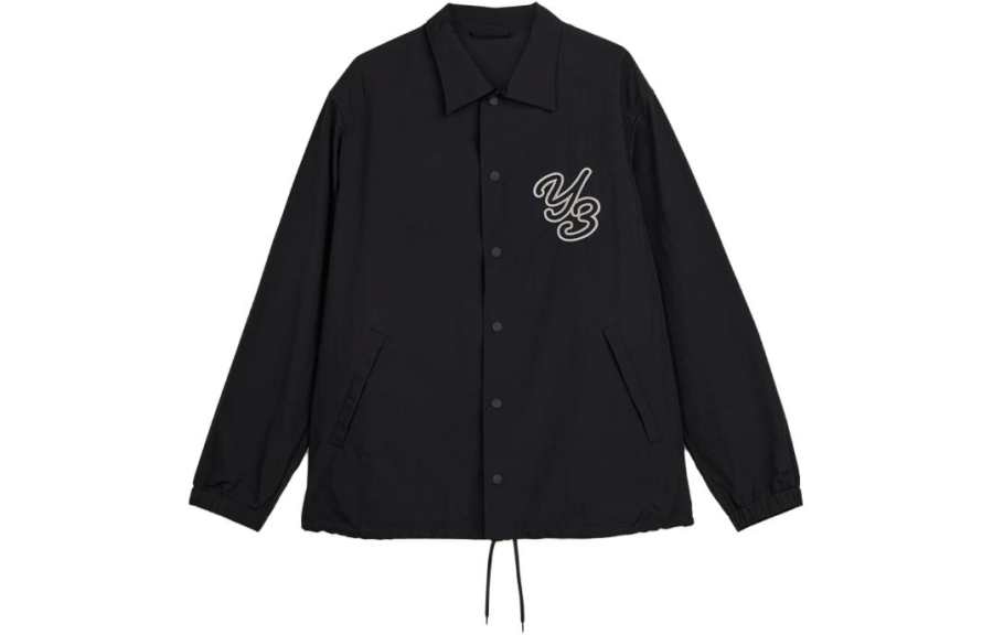 Y-3 Y-3 logo-embroidered shirt jacket