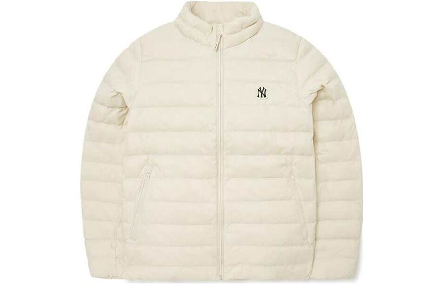MLB New York Yankees Down Jackets Unisex Cream Stand Collar Moderate Other