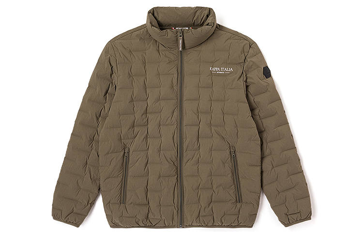 Kappa Kappa Down Jackets Men's Stand Collar Moderate Quilted Down Jacket