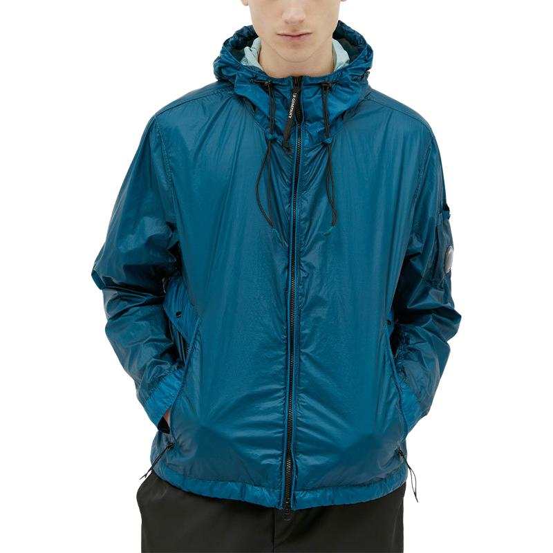 C.P.Company Lens-Detailed Hooded Zip-Up Jacket