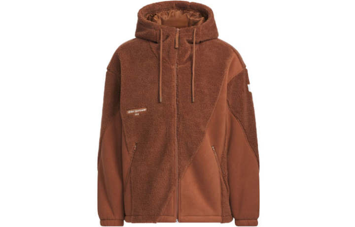 Adidas Adidas Lounge Jackets Men's Brown Hooded Thickened Other