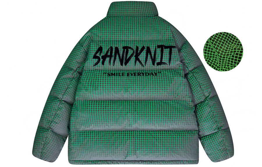 SandKnit SandKnit Down Jacket Unisex Gray