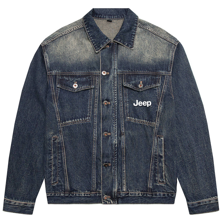 Jeep Jeep Denim Jacket Unisex Nano Blue