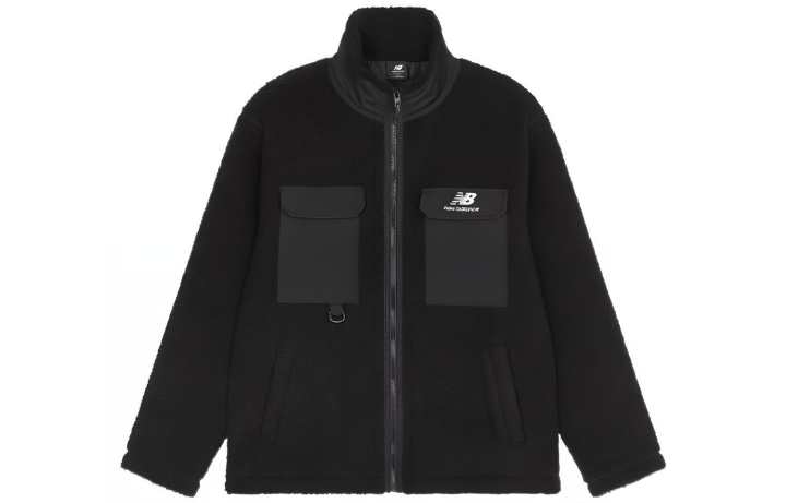 New Balance New Balance Velvet Jackets Men's Black Stand Collar Moderate