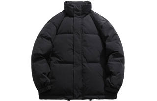 MEIPIN TANG Down Jackets Unisex Stand Collar Thickened Puffer Jacket