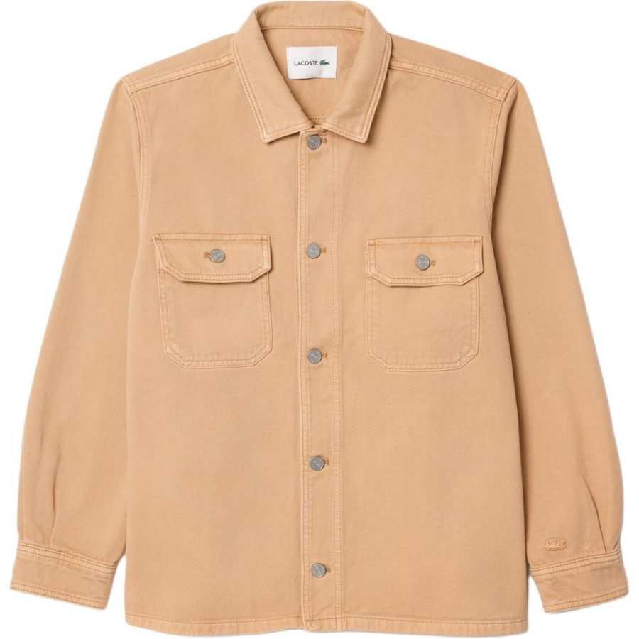 LACOSTE LACOSTE Denim Jacket Men's Khaki