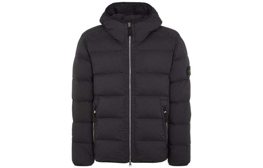 STONE ISLAND STONE ISLAND Compass Patch Zip Up Hooded Jacket