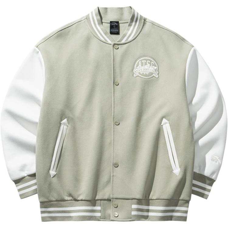 Anta Sports Life Collection Jackets & Coats Men's Evergreen Green/Ivory White