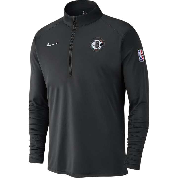 Nike Nike Brooklyn Nets City Edition Men's Nike Dri FIT Nba 1/2 Zip Long Sleeve Top
