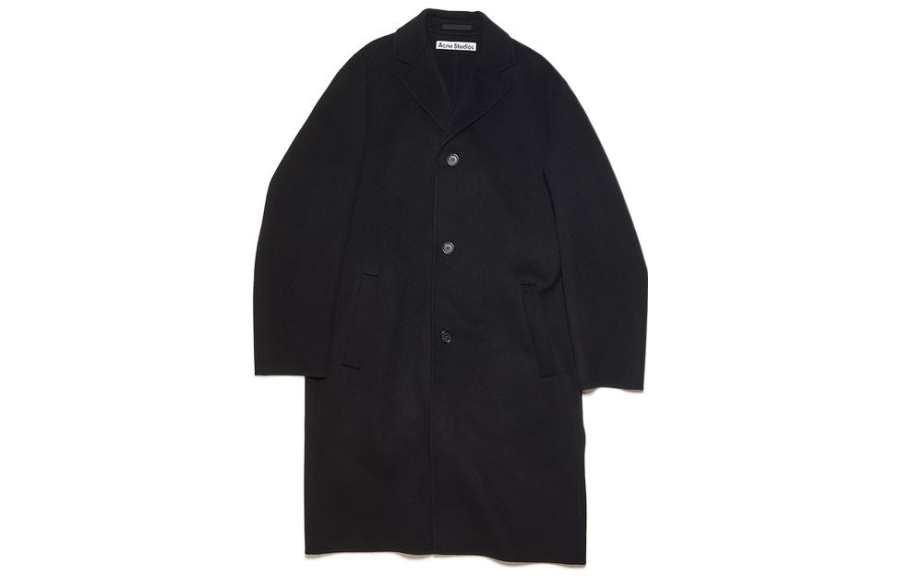 Acne Studios Acne Studios Coats Men's Black Suit Collar Moderate