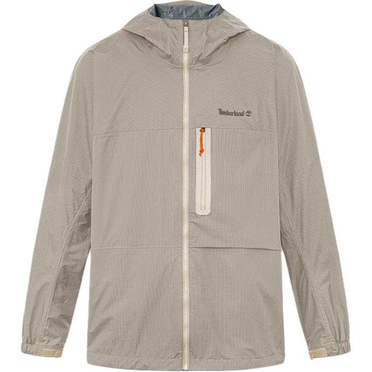 Timberland Outdoor Hiking Waterproof And Windproof Windbreaker Jacket Men's Light Brown