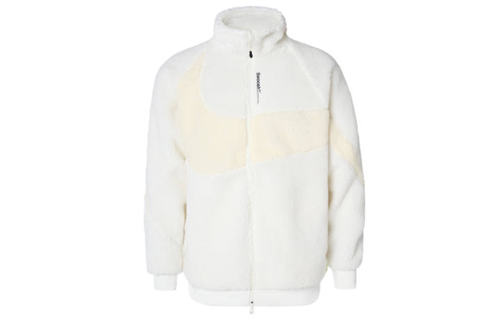 Nike Nike Velvet Jackets Men's White Stand Collar Moderate