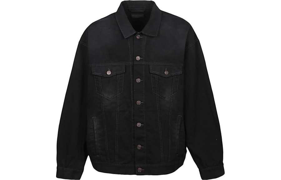 Balenciaga Jackets & Coats Regular Fit Men's Black