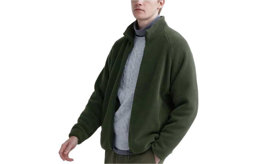 UNIQLO Velvet feel Coat Unisex Dark Olive