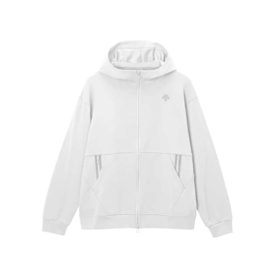 DESCENTE Sweatshirts Men's Hooded Moderate Cardigan