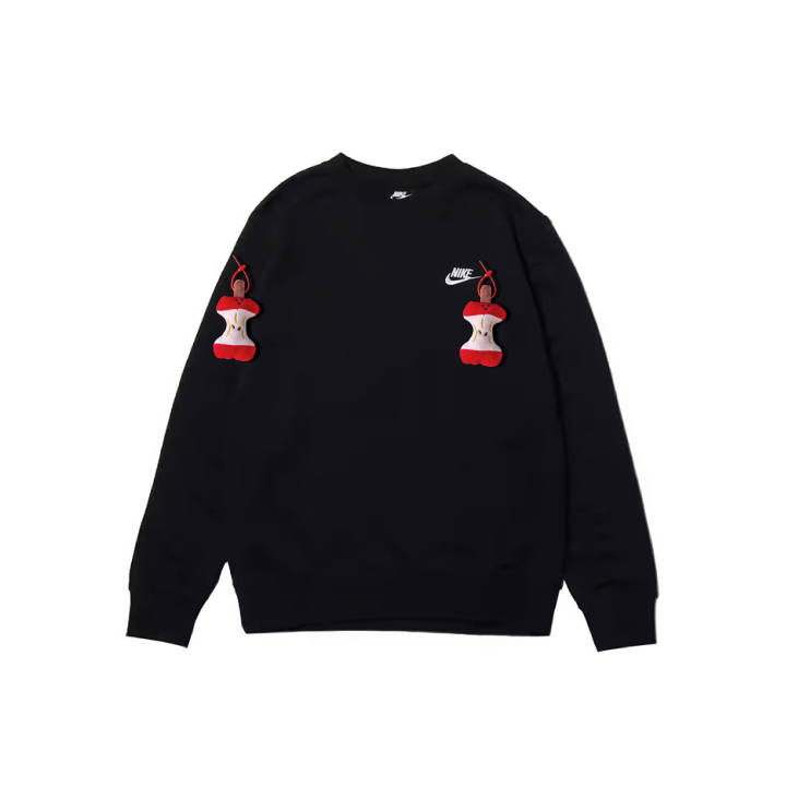 Nike Nike Sweatshirts Men's Black Crew Neck Moderate