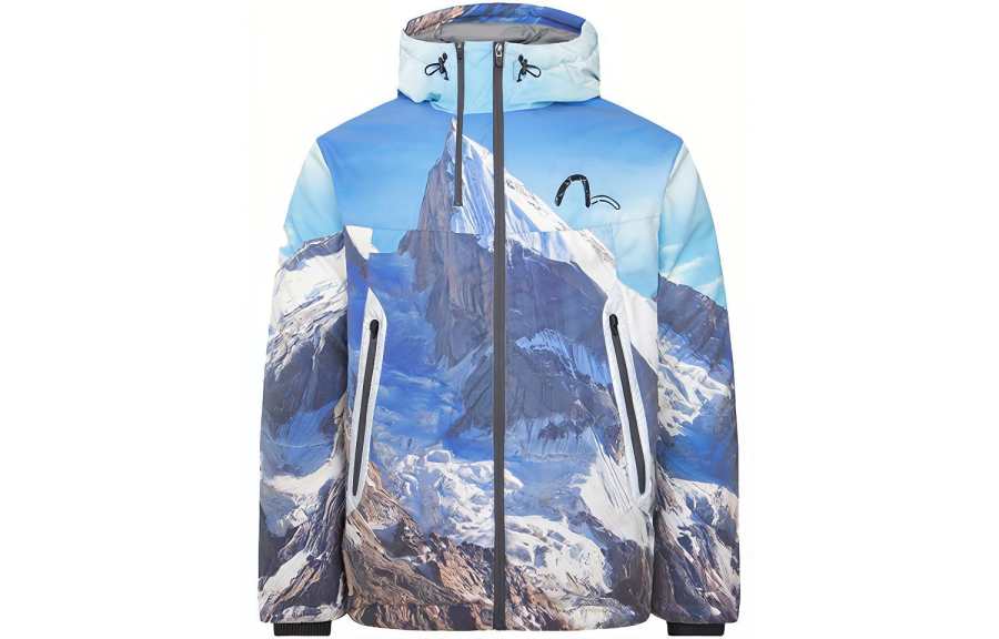 EVISU EVISU Down Jacket Men's Multicolor