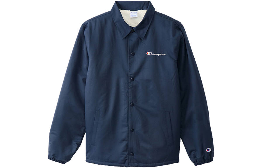 Champion FW21 Velvet feel Coat Japan Version, Winter Unisex Dark Blue