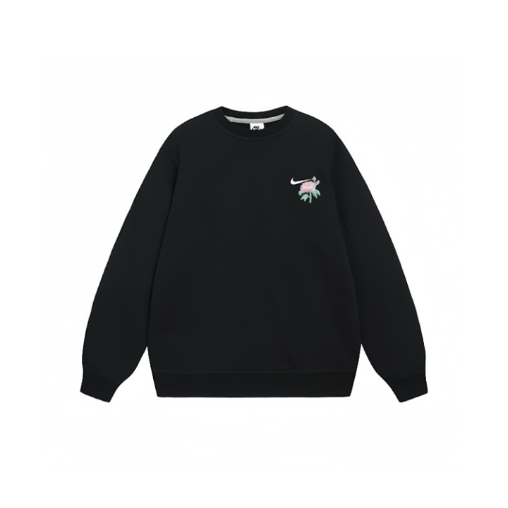 Nike Nike Sweatshirts Unisex Black Crew Neck Moderate Regular