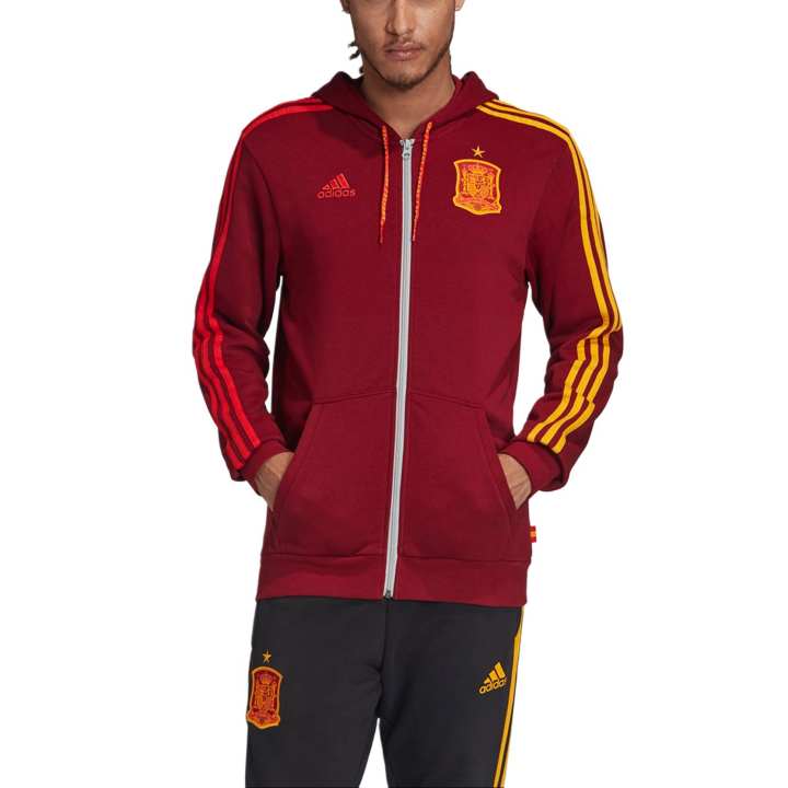 Adidas Adidas Spain Jackets & Coats Men's Preppy Style Burgundy