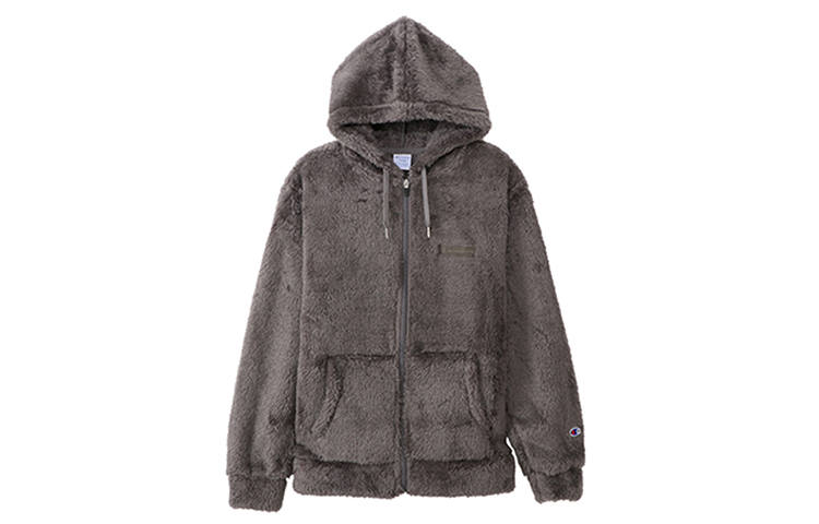Champion Velvet feel Coat Japan Version Unisex Carbon Gray