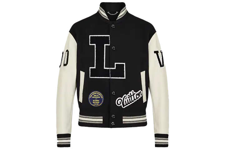 LOUIS VUITTON LOUIS VUITTON SS22 Baseball Jacket Men's Black