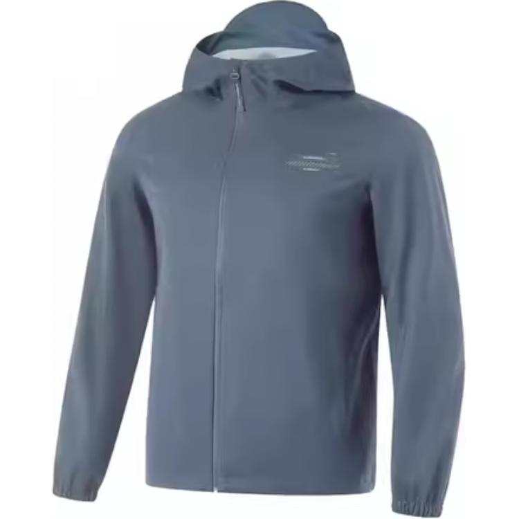 Li-Ning Li Ning Jackets & Coats Men's Gray Blue