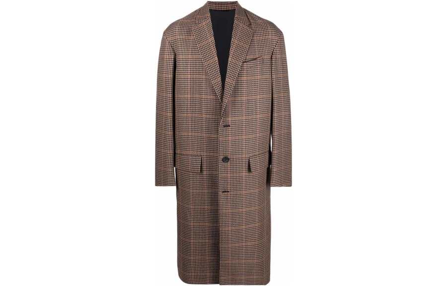 Balenciaga Coats Unisex Brown Moderate