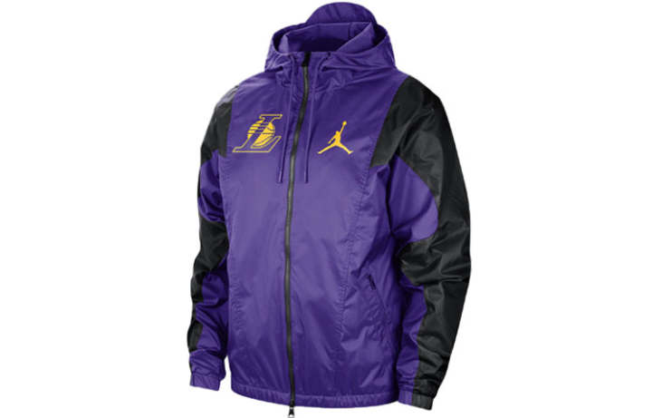 Jordan Jordan LA LAKERS Jacket Men's Purple