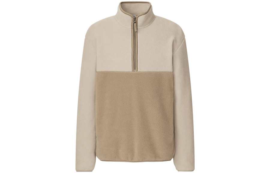 UNIQLO Velvet feel Coat Unisex Beige