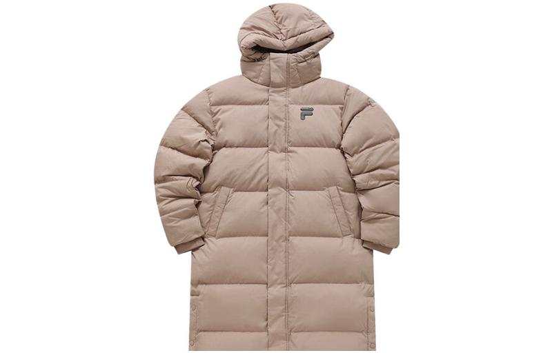 FILA FUSION FOB Down Jacket Unisex Warm Sugar Coffee
